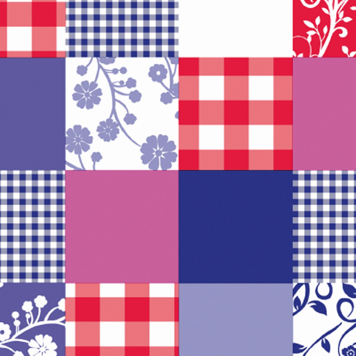Patchwork Zelfklevende Folie Mini rol multi 45cmx2mtr