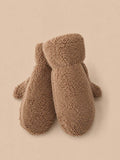 Zachte teddyhandschoenen