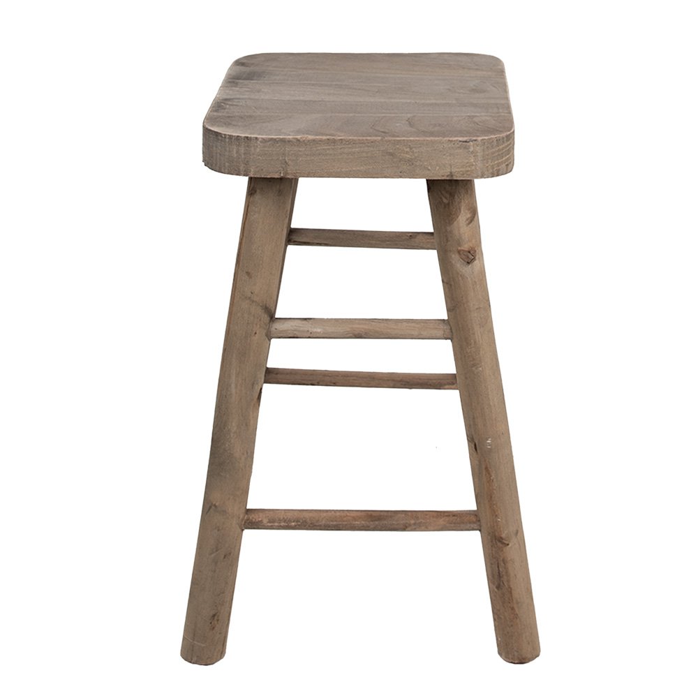 Plantentafel Bruin, Hout 33x33x49 cm