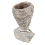 Bloempot 17x16x27 cm Beige Steen plantenpot