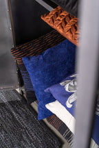 New Woven Stripes kussen zwart multi 45x45cm