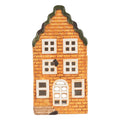Waxinelichthouder Huis 9x10x19 cm Oranje Keramiek