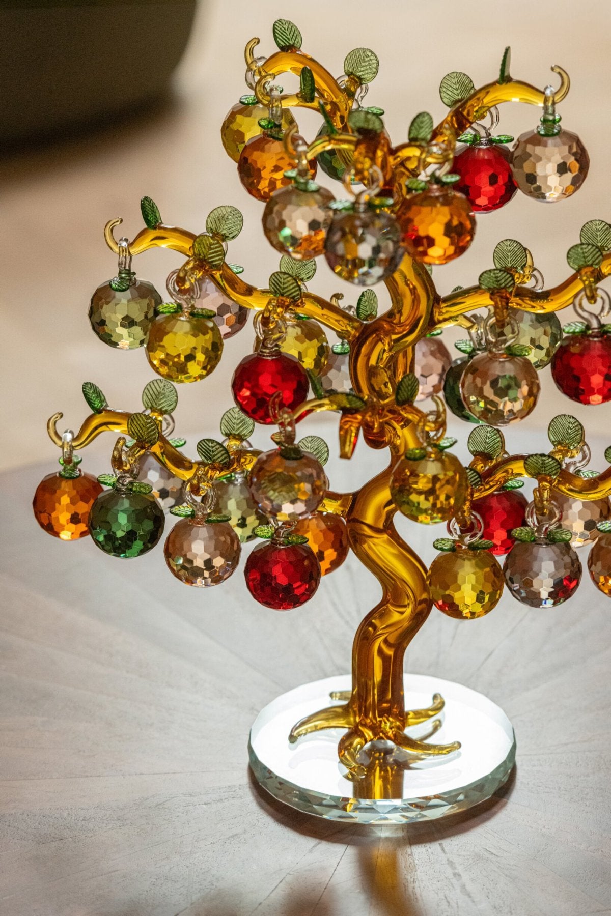J-Line decoratieboom - kristal - multi