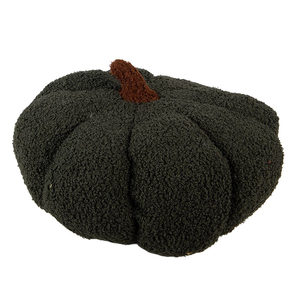 Decoratie Pompoen Ø 35x22 cm Groen Polyester
