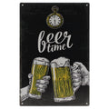 Beer Time Retro Wandbord 30x20