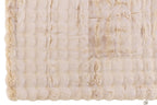 J-Line plaid Wave - polyester - crème - 180 x 130 cm