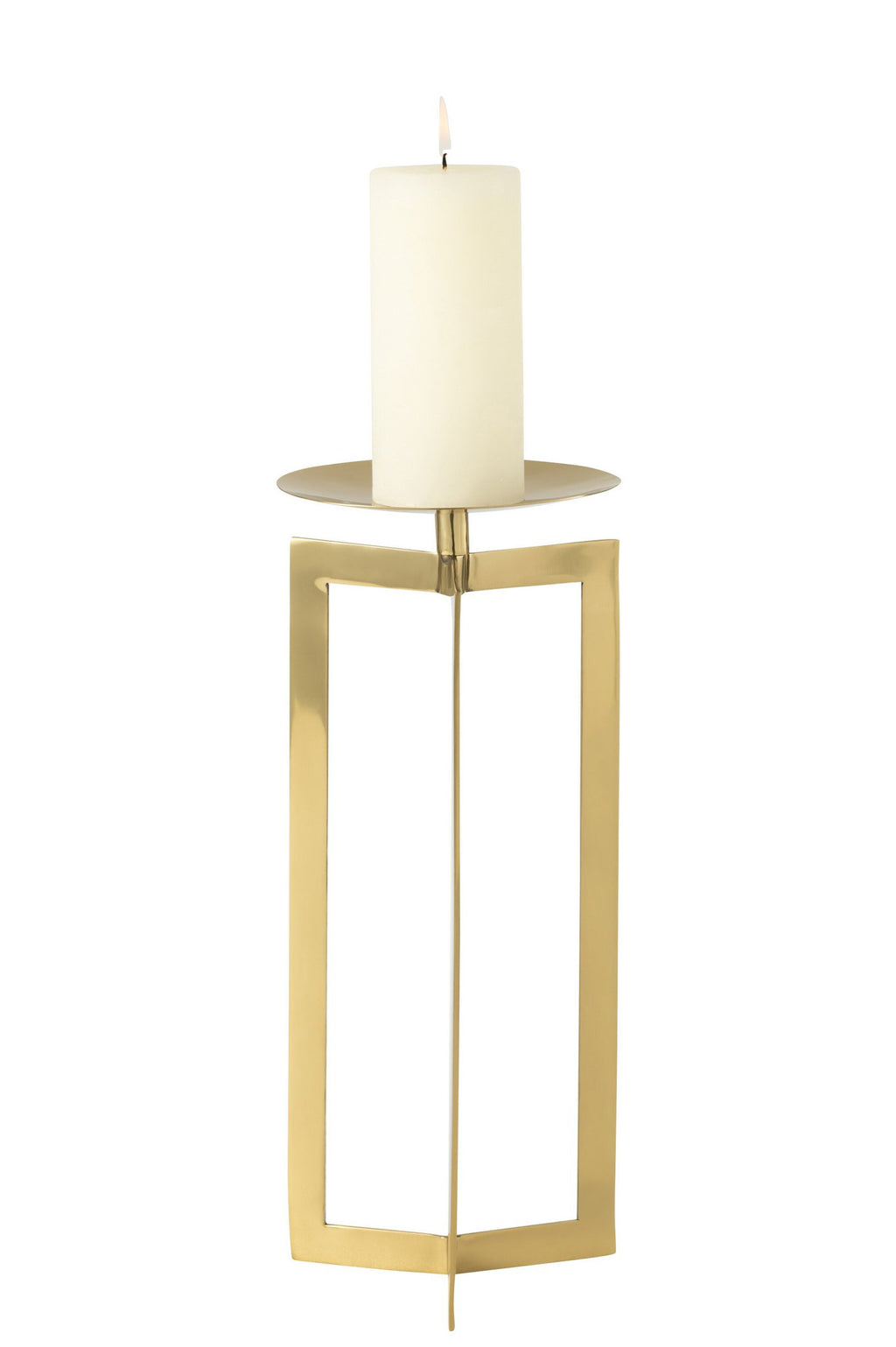 J-Line kaarshouder - metaal - goud - large