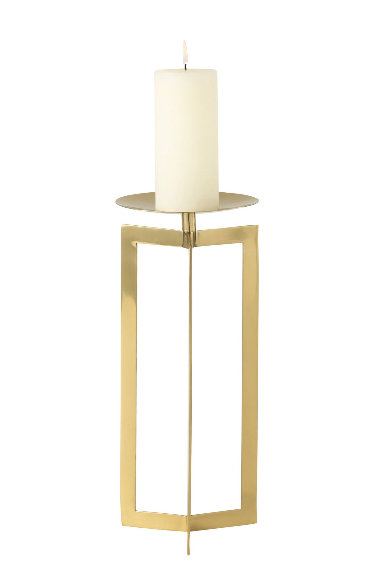J-Line kaarshouder - metaal - goud - large