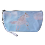 Toilettas Dames 23x13 cm Blauw Polyester Eenhoorn
