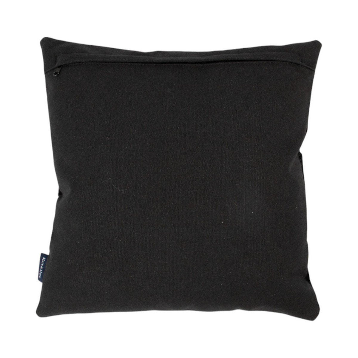Kussen koe uni zwart 45x45cm