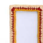 Fotolijst – Elegantie met gouden amberkleurige kralen – Ambachtelijk decor – 4×6 inch