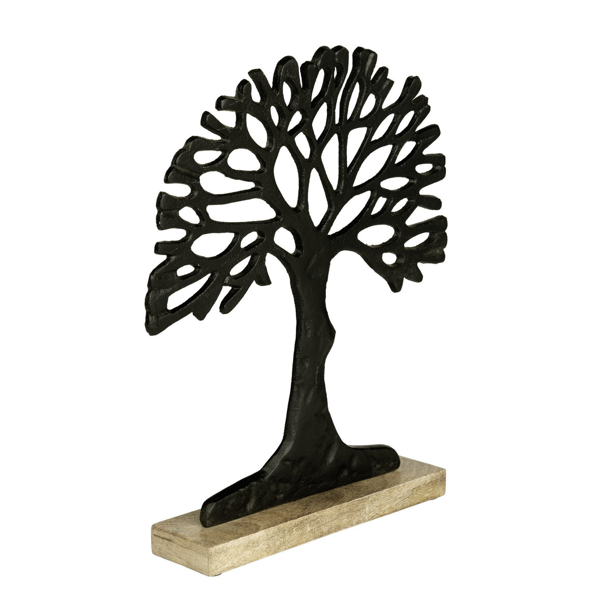 Zwart 24x6x32cm ornament