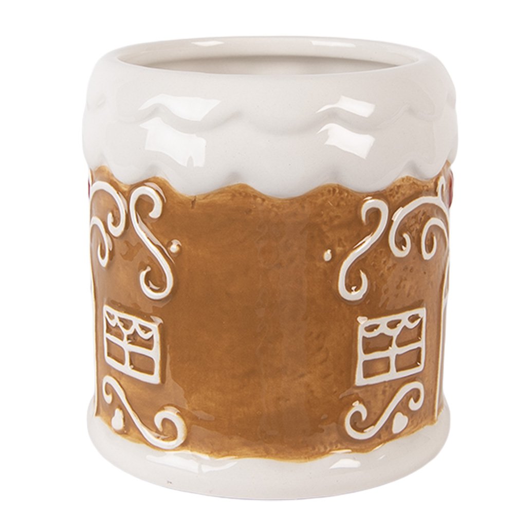 Mok Gingerbread house 350 ml Bruin Keramiek