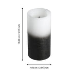 LED Kaars Amboriala Zwart 8x15 cm