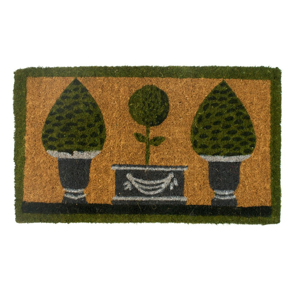 Kokosmat handgeweven 3 topiary 75cm