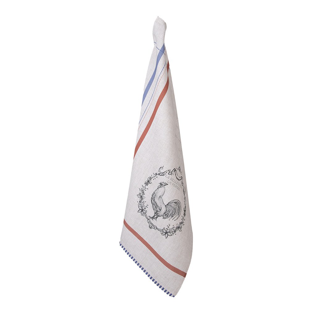Theedoek 50x70 cm Beige Katoen Haan Keukenhanddoek