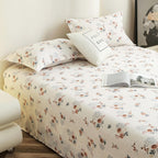 Laken King Size - Cloud Cotton 300 TC - Bloemenmotief (270x250cm)