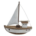 Decoratie Model Boot Wit Hout Decoratie Model