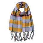Wintersjaal Dames 50x200 cm Geel Synthetisch