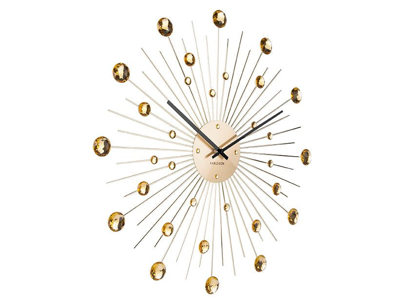 Wandklok Sunburst Groot