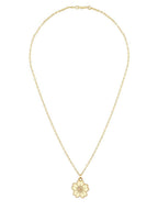 Vergulde geëmailleerde ketting – Modieuze ketting – Geëmailleerde legering – 23 cm lengte