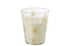 J-Line geurkaars Bloemen - Tender Rose - glas - transparant - L - 75U