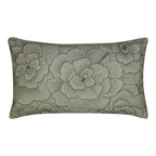 Rosanna Kussen geborduurd donker groen 30x50cm