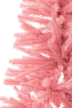 J-Line kerstboom - kunststof - roze - L
