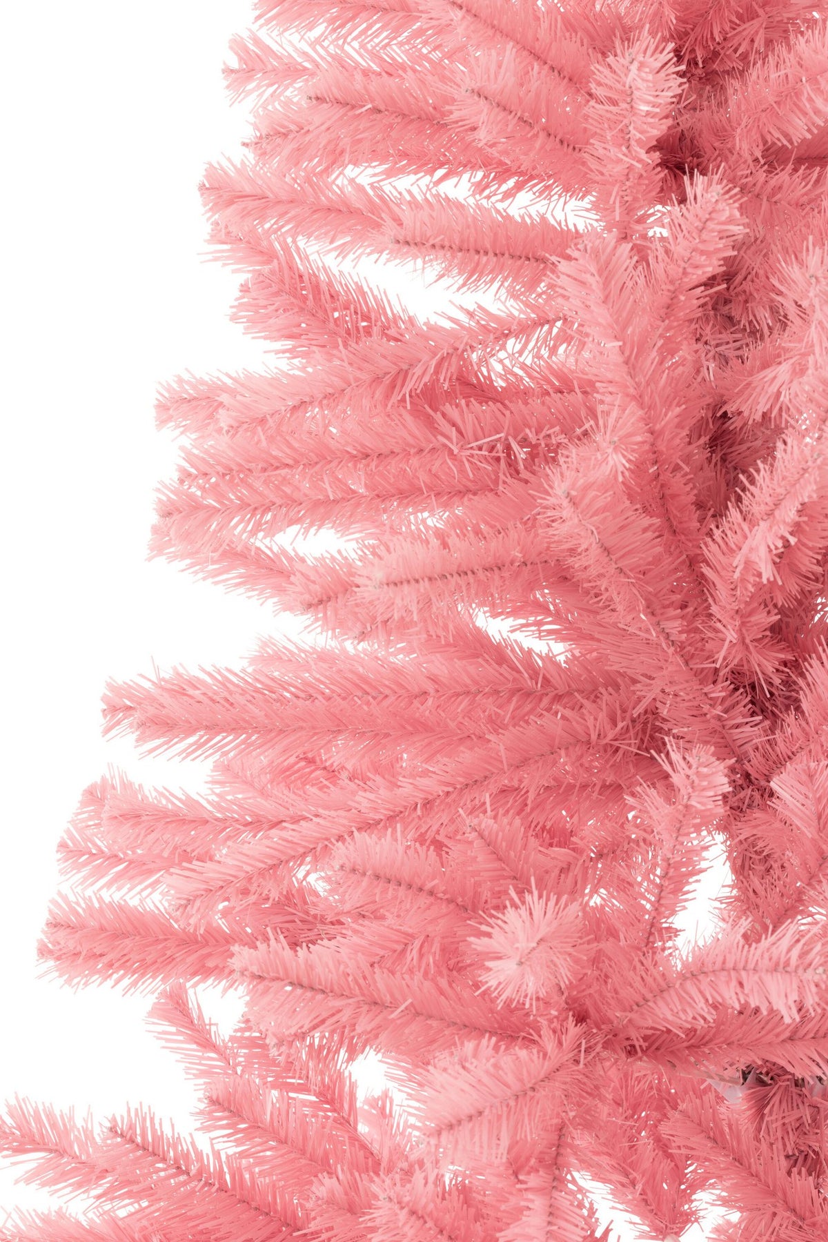 J-Line kerstboom - kunststof - roze - L