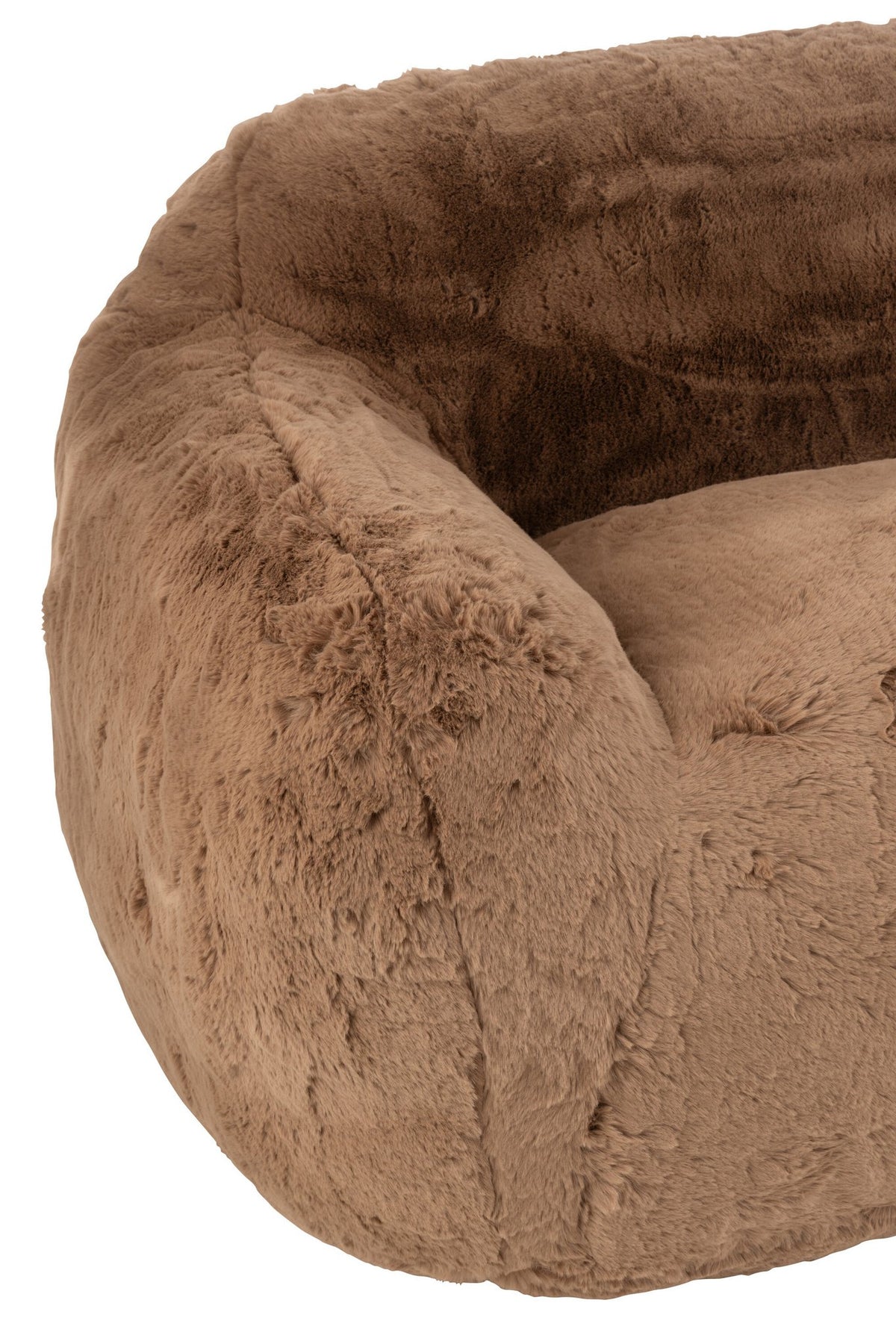 J-Line Bank Cutie Polyester Taupe Groot