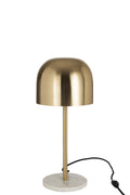 J-Line tafellamp Queen - metaal/marmer - goud