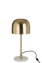J-Line tafellamp Queen - metaal/marmer - goud