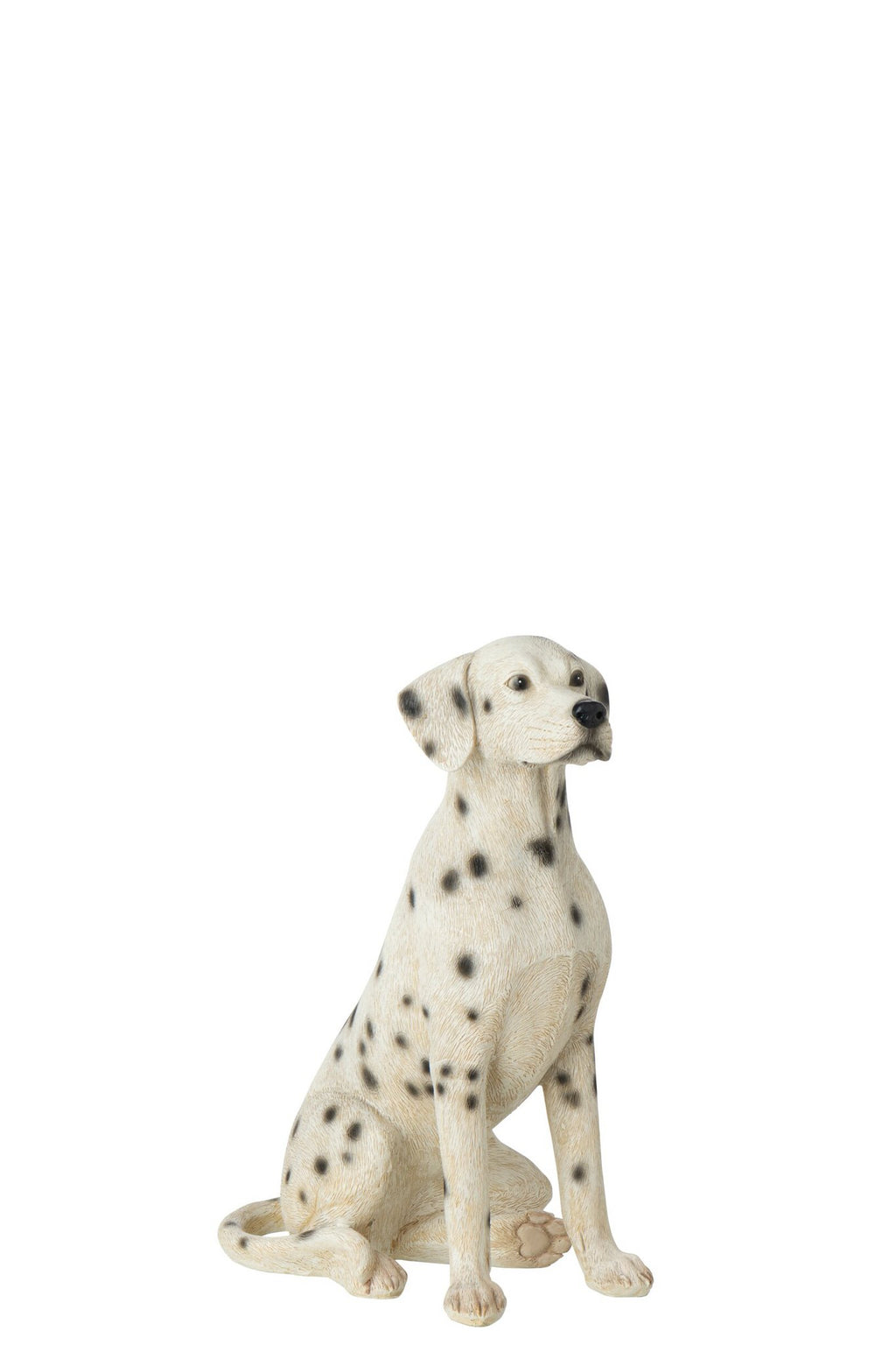 J-Line Dalmatiër - polyresin - wit/zwart - small