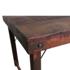 Eettafel bruin opklapbaar XL