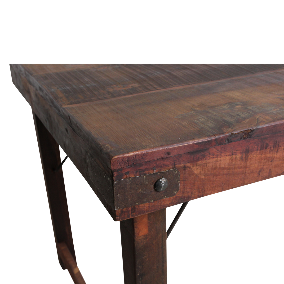 Eettafel bruin opklapbaar XL