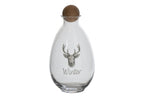 J-Line kan hert - glas - wit/naturel