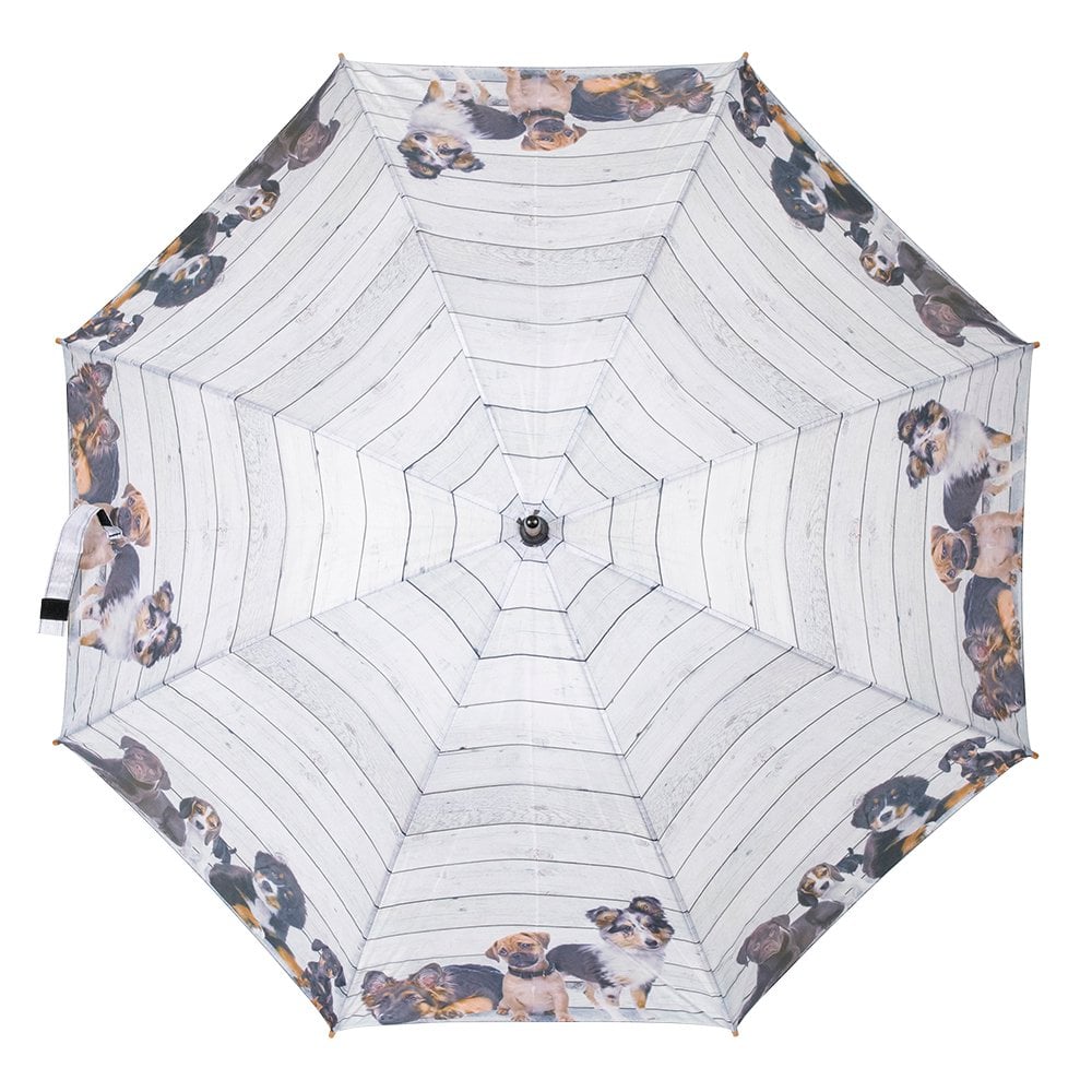 Paraplu steigerhout puppies 105cm