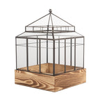 Decoratie KweekKastje 21x21x32 cm transparant Glas
