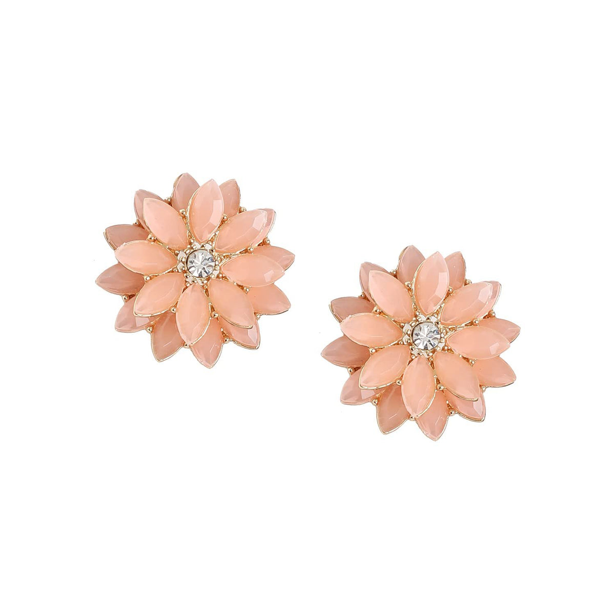 Indo-westerse oorknopjes – mode-sieraden – lichtgewicht ontwerp – druksluiting