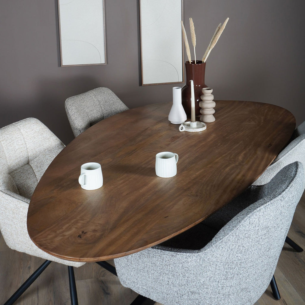 Eettafel Ray 200 x 100 cm - Mangohout