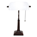 Tafellamp 26x23x42 cm Wit Metaal bureaulamp