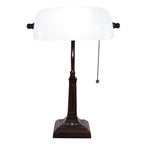 Tafellamp 26x23x42 cm Wit Metaal bureaulamp