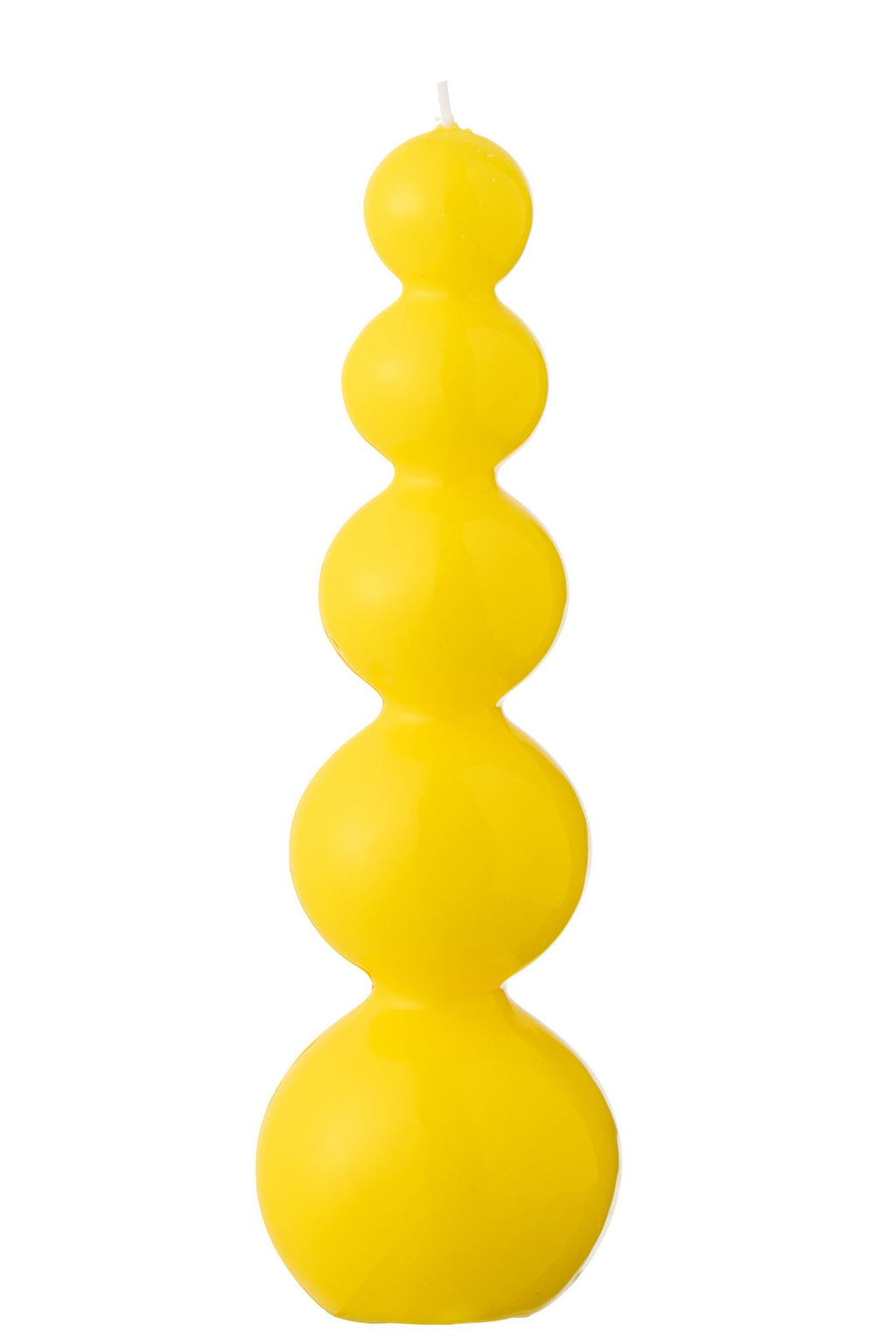 J-Line Kaars Kalebas Fluo Geel - 25 Uur