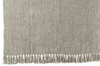 J-Line deken Chenille - polyester - groen