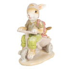 Beeld Konijn 12 cm Bruin Polyresin