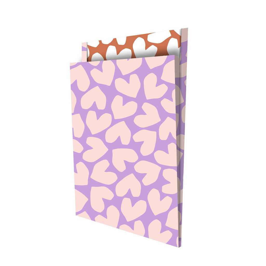 XL Solo Hearts '26 - Tijdschriftenzakken – 25×34+4cm 100st