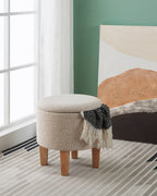 Hocker Mashike Beige 39x40cm