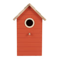 Decoratie Vogelhuis 15x10x22 cm Rood Hout