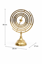 Klassiek gouden armillairsfeer decoratief beeldhouwwerk