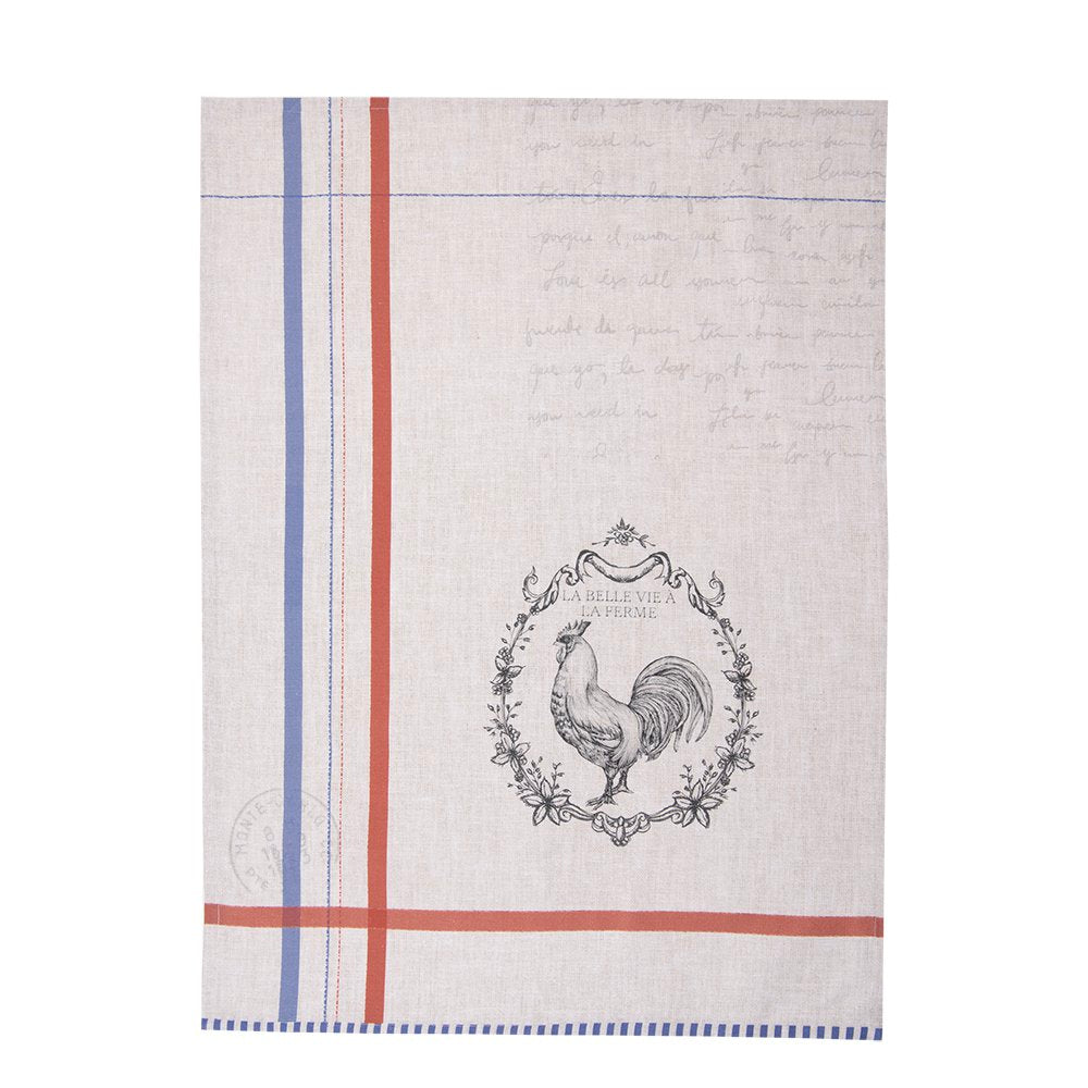 Theedoek 50x70 cm Beige Katoen Haan Keukenhanddoek
